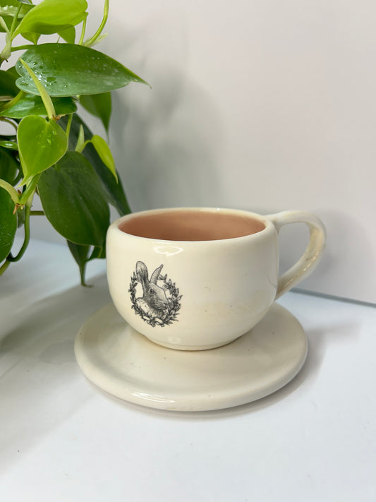 White Tea Cup & Saucer