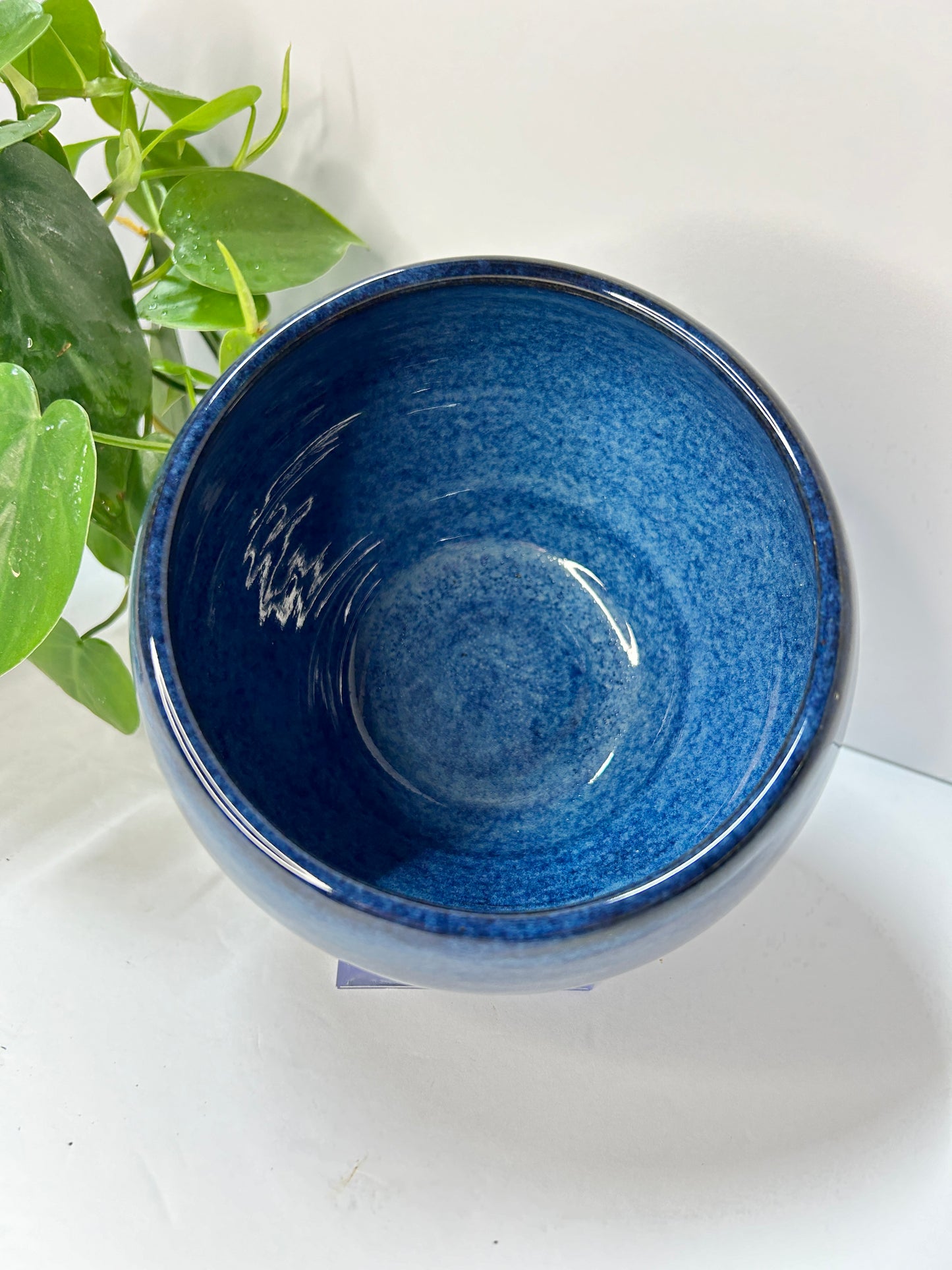 Blue Bowl Vase