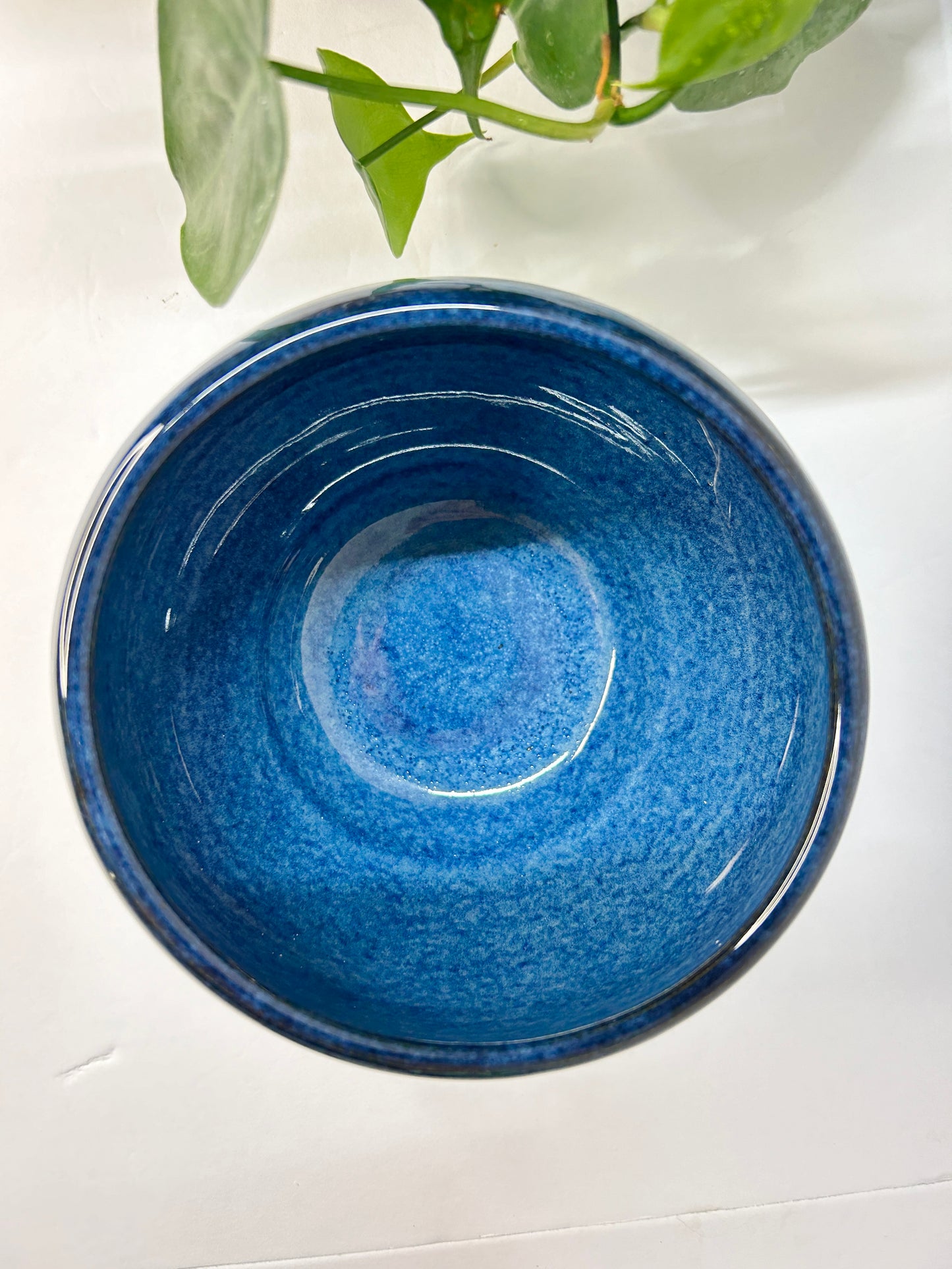 Blue Bowl Vase