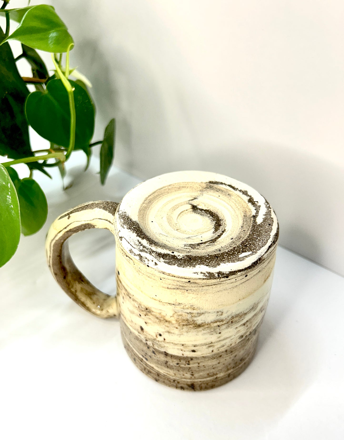 Brown Swirl Mug