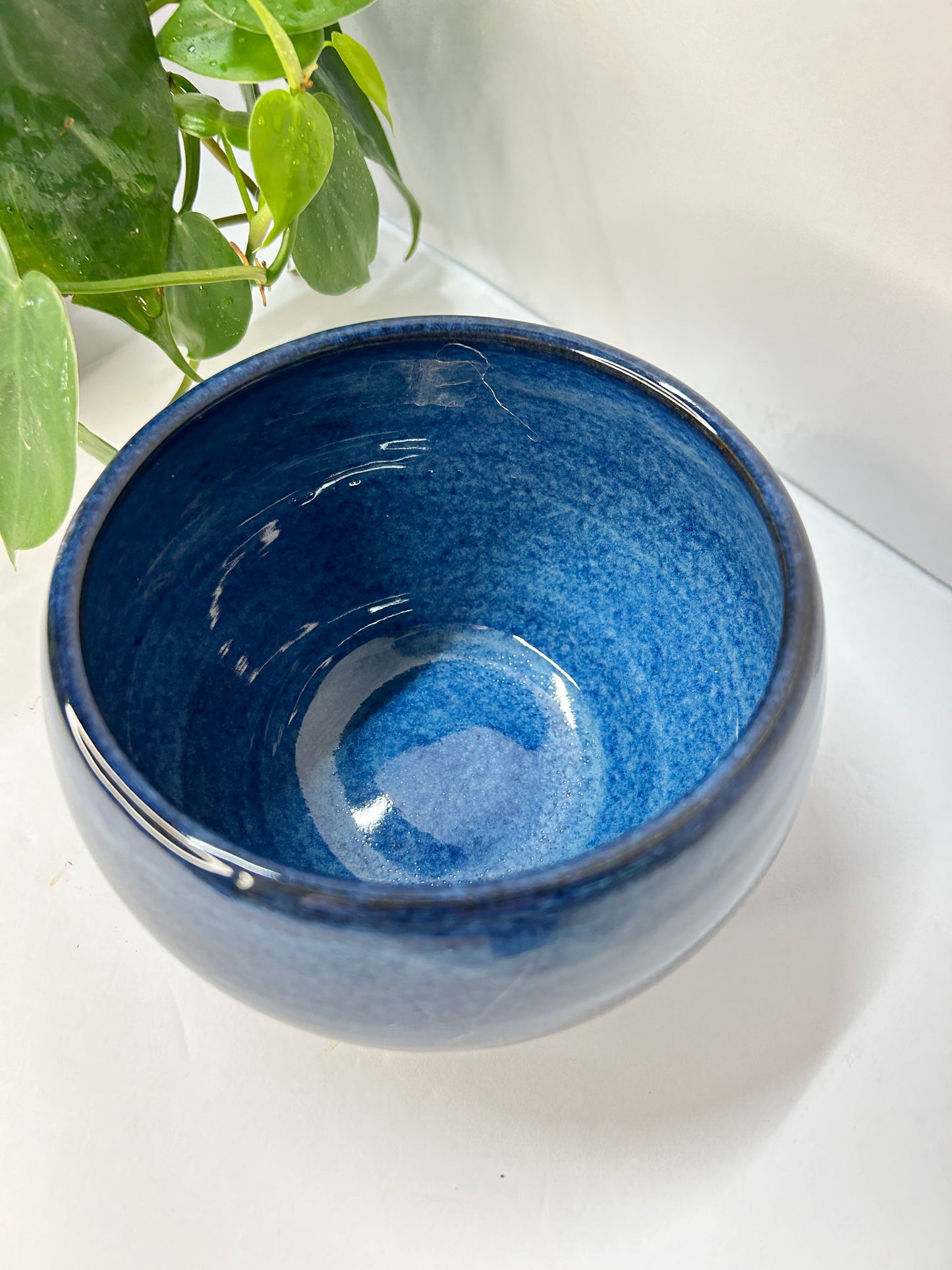 Blue Bowl Vase