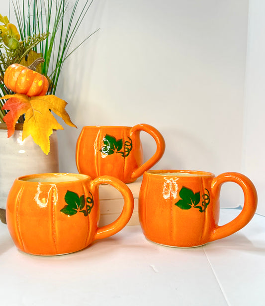 Large Pumpkin Mugs