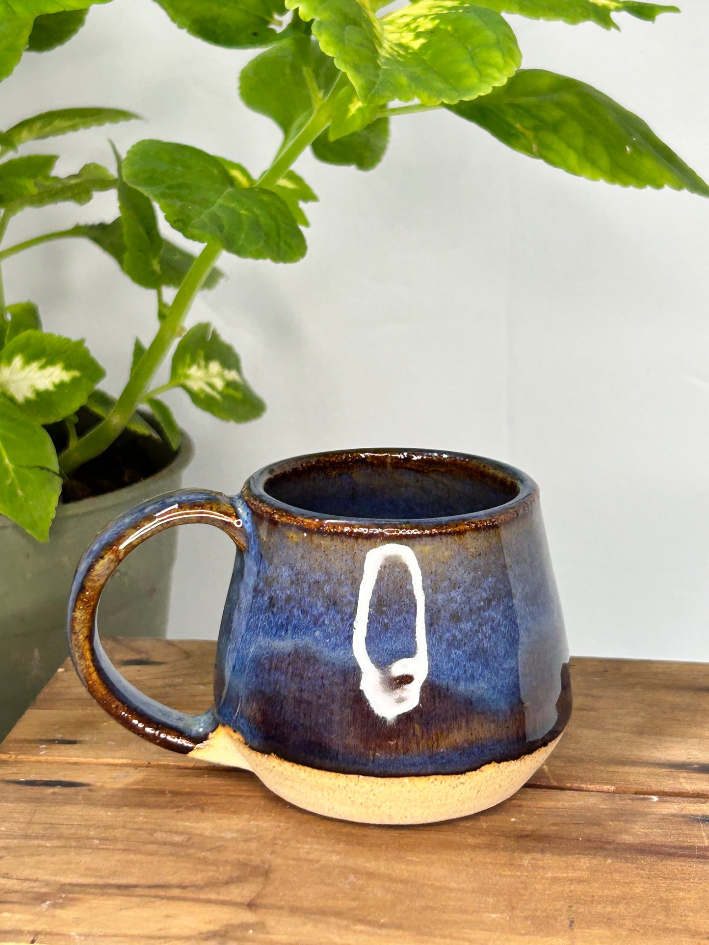 Blue & Brown Espresso Cup