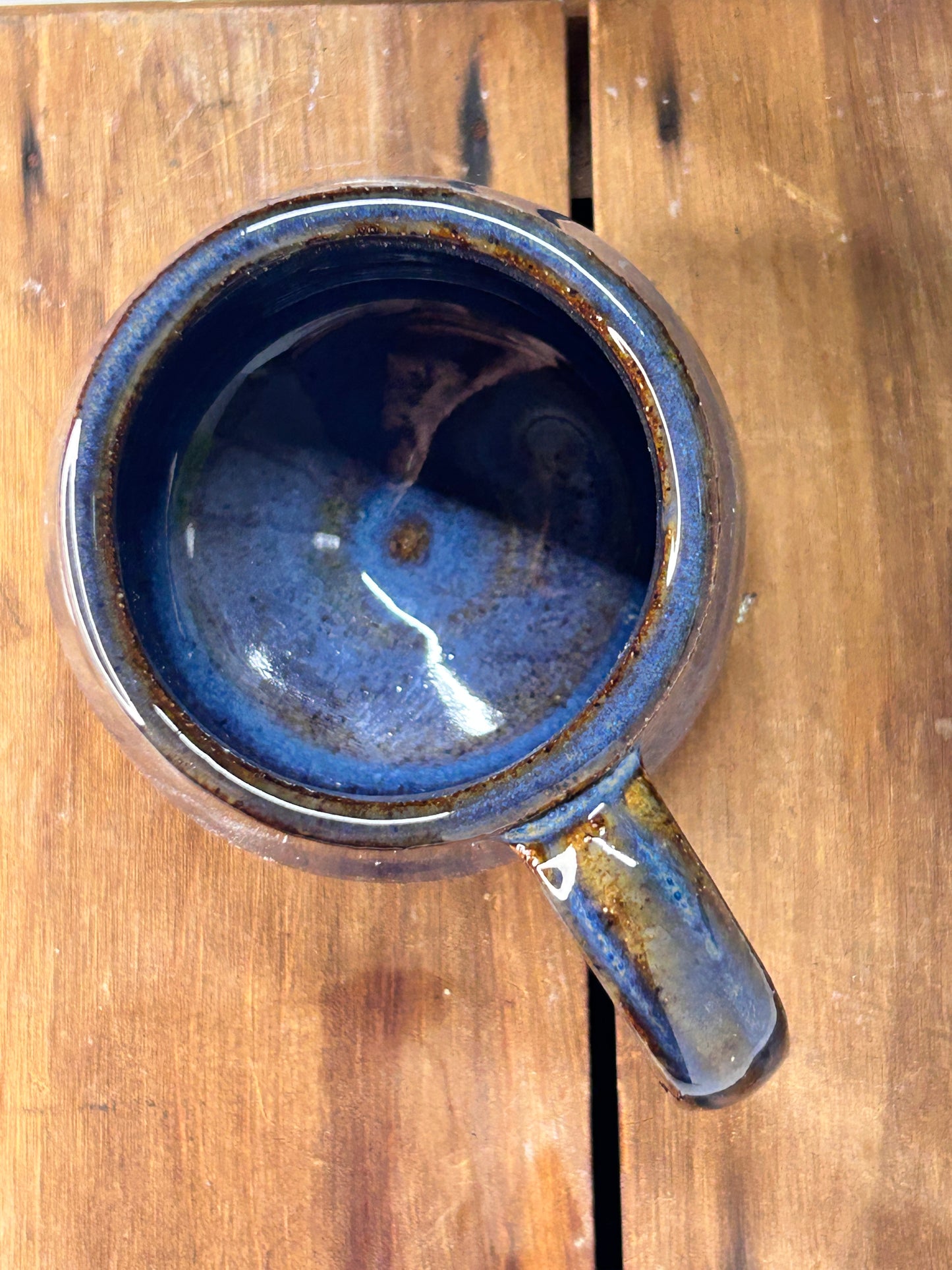 Blue & Brown Espresso Cup