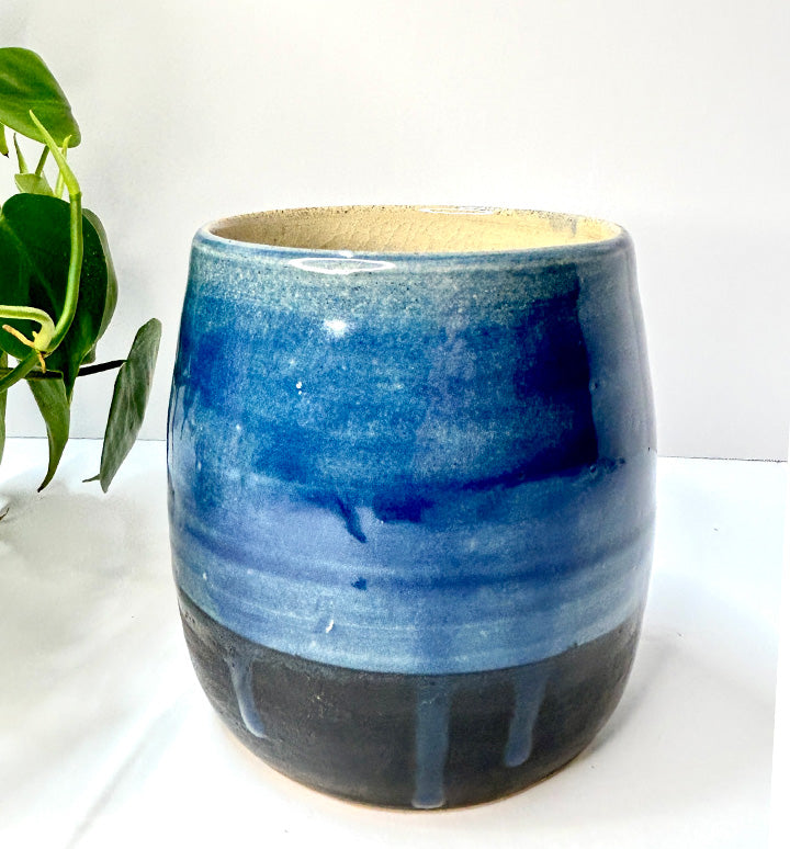 Blue Drip Planter