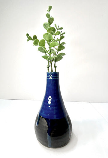 Blue Drip Vase