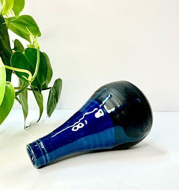 Blue Drip Vase