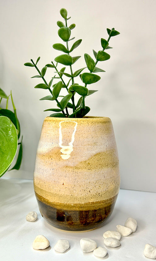 Honey Brown Vase