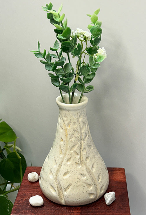 Ivory Carved Vase